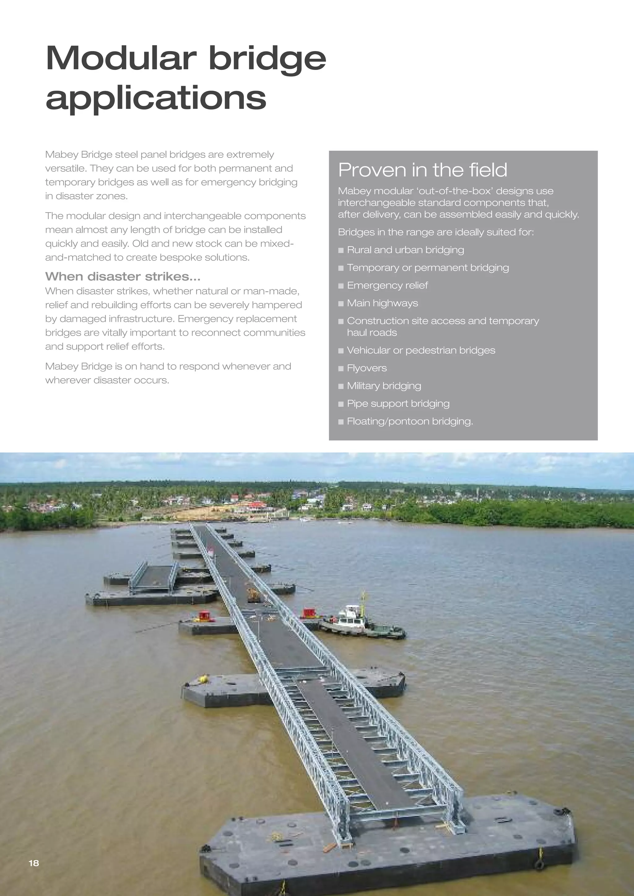 Military Temporary Bridge