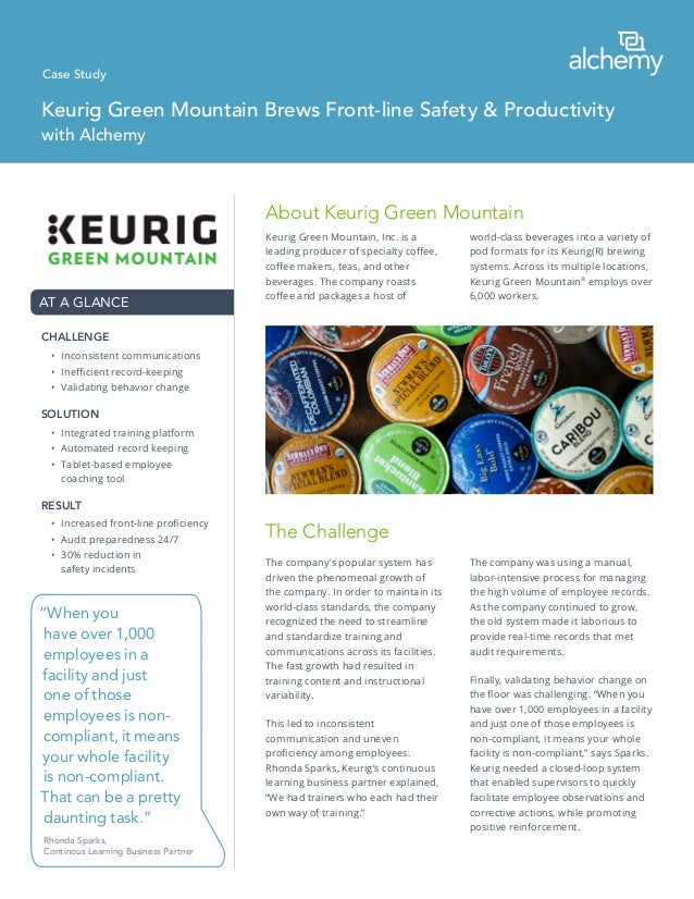Keurig case study pdf picture