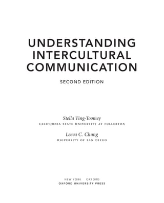 Understanding intercultural communication 2nd ed Edition Ting-Toomey | PDF
