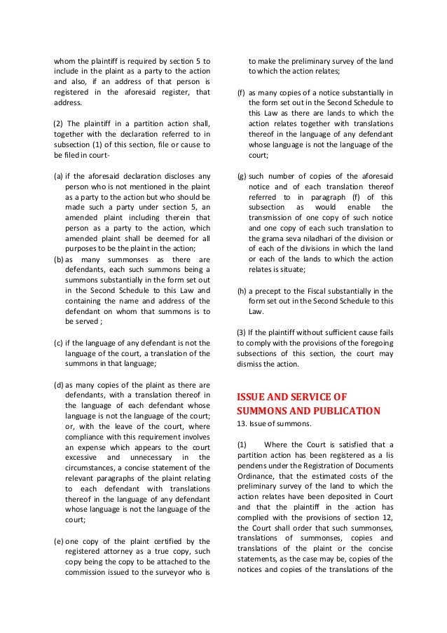 786786 consolidated partition law