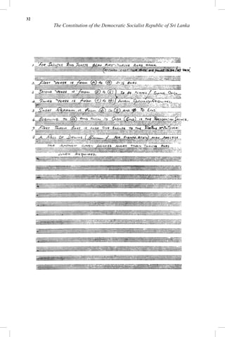 32
The Constitution of the Democratic Socialist Republic of Sri Lanka
 