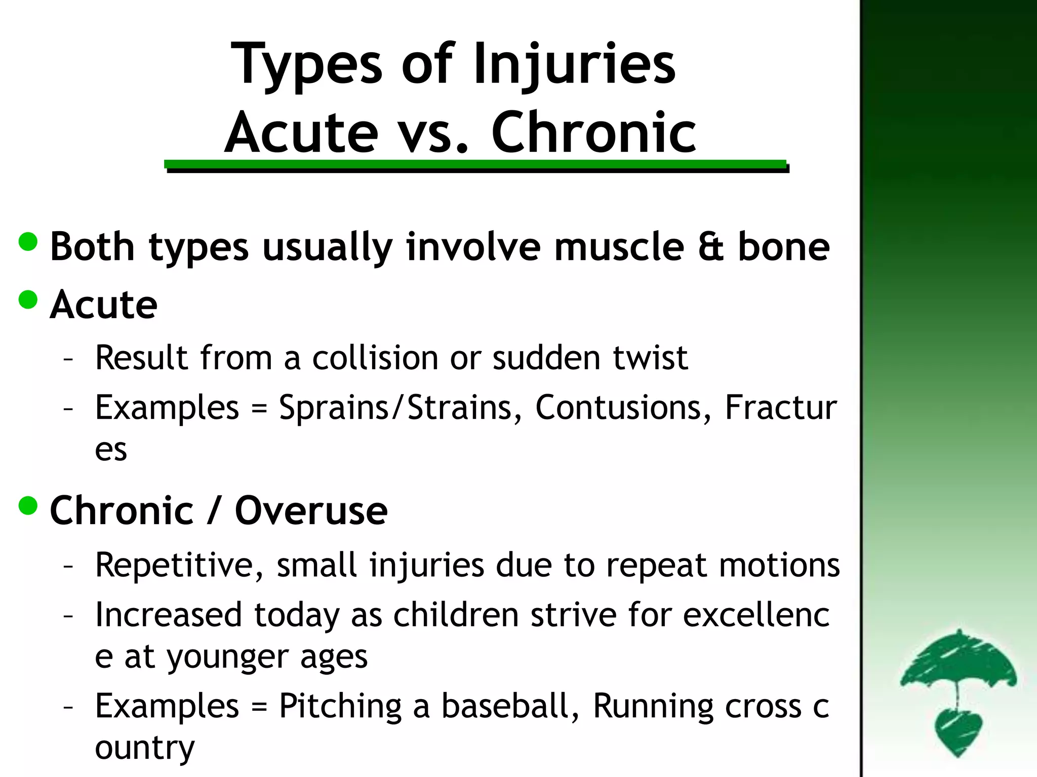 Sports injury prevention | PPTX