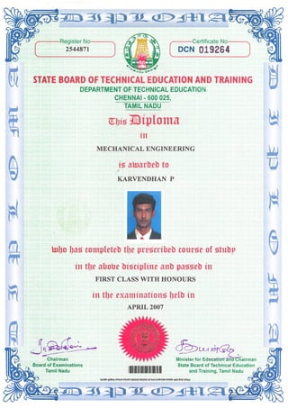 Diploma Certificate | PDF