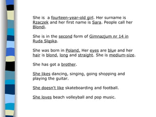 About Sara | PPT