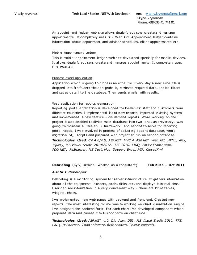 vitaliy kryvonos cv up