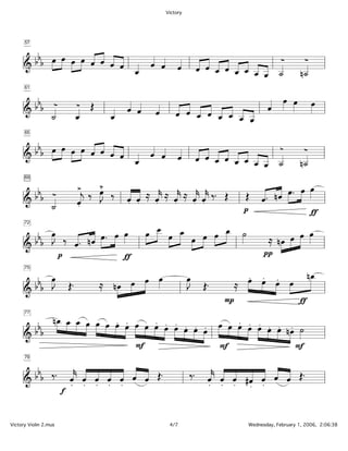 Victory




        57                                                                    61




     & b Ï Ï Ï Ï Ï Ï Ï Ï ...