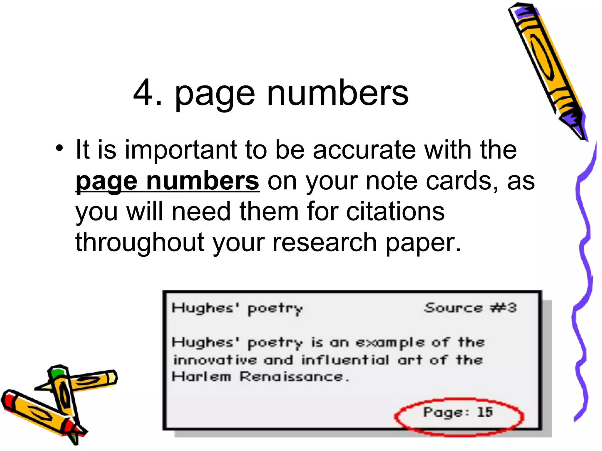 Research Paper Note Cards | PPT
