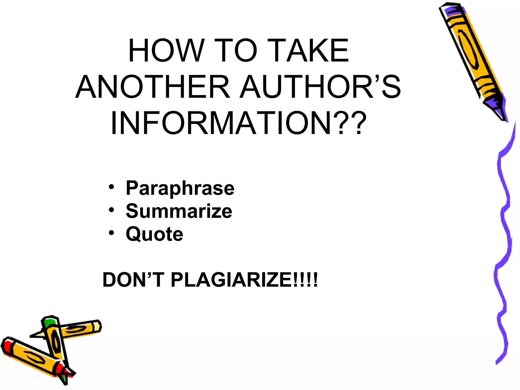 Research Paper Note Cards PPT