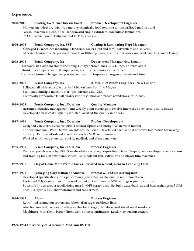 Uw madison resume help