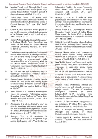 PDFThe Impact of Nomophobia on Overall Well- Being: A Comprehensive Review