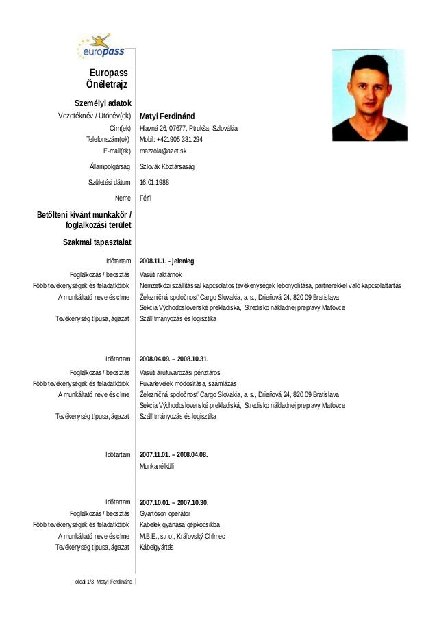 english resume example pdf europass oeneletrajz english resume example pdf europass oeneletrajz