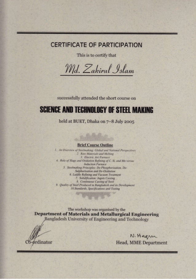 certificate making