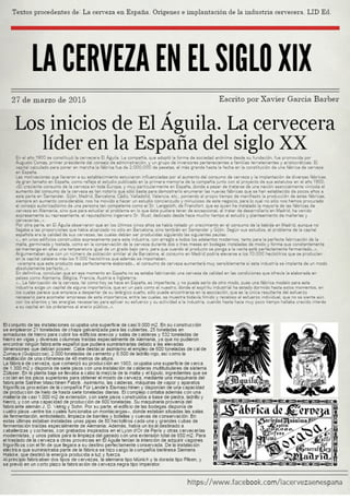 El Águila. El líder español en el siglo XX