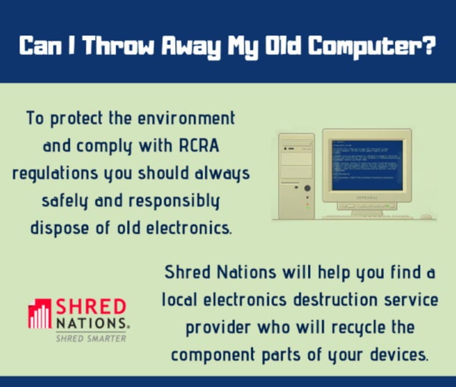 Can You Throw Away Old Electronics?