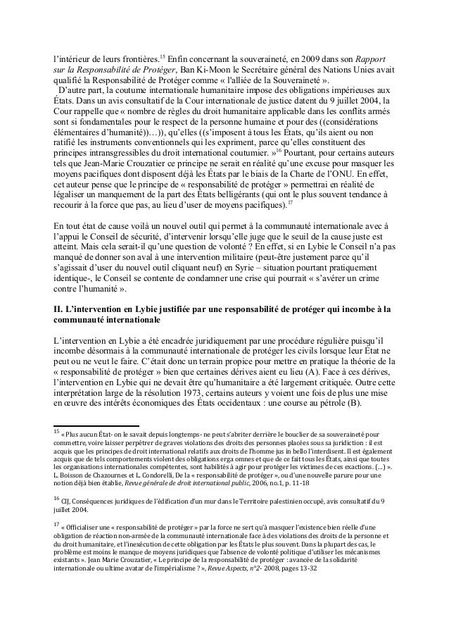 Dissertation l'etat et la souverainete