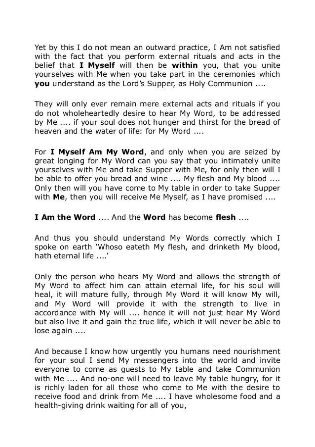 7909 The significance of holy communion.