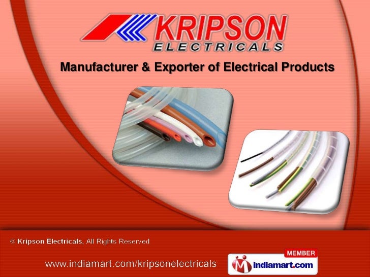 Wiring Accessories by Kripson Electricals, Ahmedabad