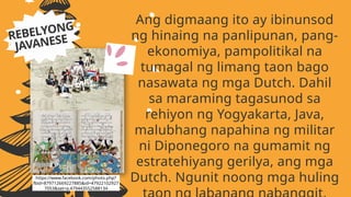Digmaang Java Dutch Colonial Policies and Resistance in Indonesia: Historical ...