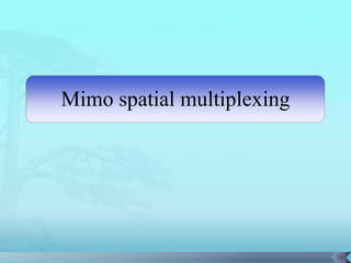 Mimo spatial multiplexing




                            78
 