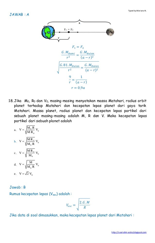 79309543 Solusi Osn Astro 2008