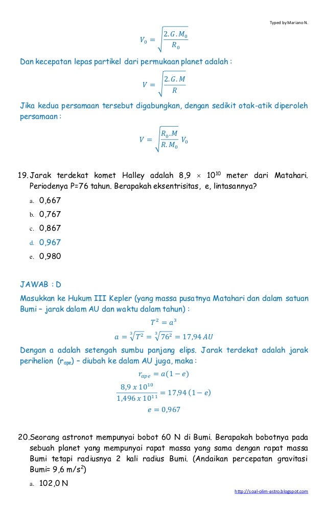 79309543 Solusi Osn Astro 2008