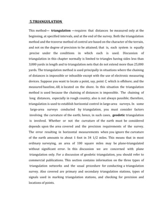 Triangular Measurement Method Vs Rectangular Measurement Method 79338922 survey-report | DOC