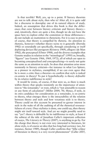 Style in theory between literature and philosophy Callus | PDF