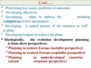 Comprehensive Overview of Development Planning and Economic Growth ...