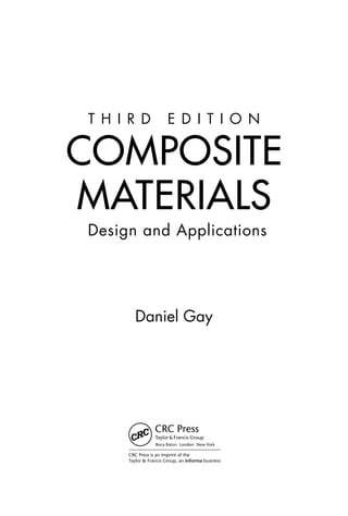 Composite Materials Design and Applications 3rd Edition Gay | PDF