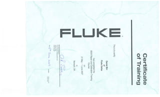 Daniel Fluke 95XX Scope Calibrator