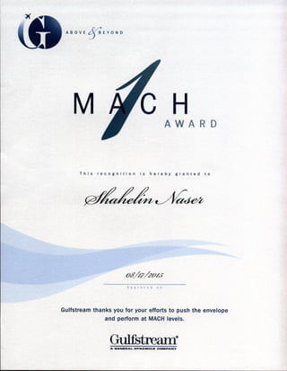 Award - Mach 1