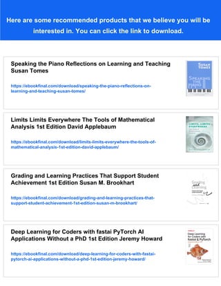 Learning without Limits 1st Edition Susan Hart | PDF