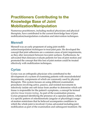 Joint Mobilization/Manipulation u2013 E-Book: Extremity and Spinal ...