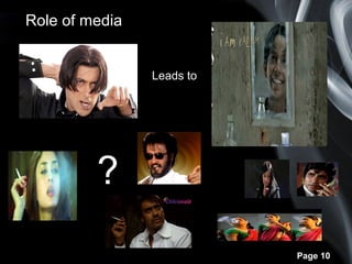 Page 10
Role of media
Leads to
?
 