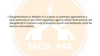 Abattoir slaughterhouse layout for food safety | PDF