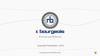 Corporate Presentation---2015
 
