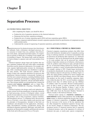 Separation Design In Computer Separation Process Principles with Applications Using Process ...