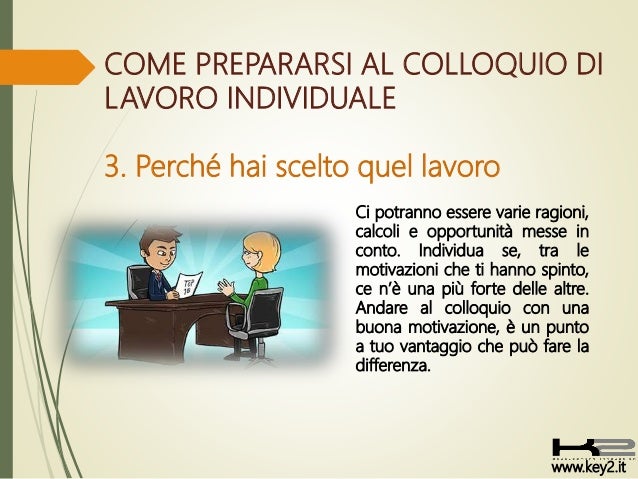 Il colloquio di lavoro