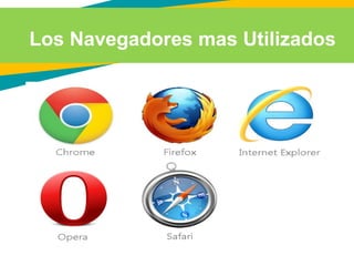Los Navegadores mas Utilizados
 