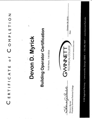 BOC Certification