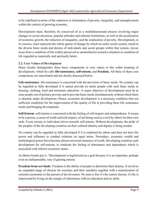 Comprehensive Overview of Development Economics and Economic ...