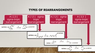 TYPES OF REARRANGEMENTS
A [ 2,3 ]
sigma-tropic
rearrangement:
A [ 1,5 ] sigma-
tropic
rearrangement:
A [ 1,3 ] sigma-
tropic
rearrangement:
A [ 3,3 ]
sigma-tropic
rearrangement:
• h
 