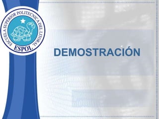 DEMOSTRACIÓN 
 