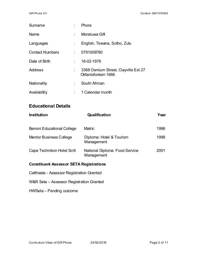 GIFT'S CV.docupdatedDecember 2015