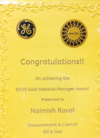 GEOS Gold Medal
