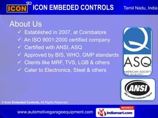 Tamil Nadu, India


     About Us
              Established in 2007, at Coimbatore
              An ISO 9001:2000 certif...