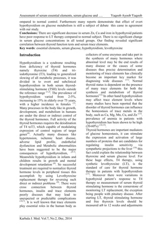 Thyroid trace elements | PDF