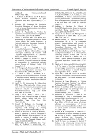Thyroid trace elements | PDF