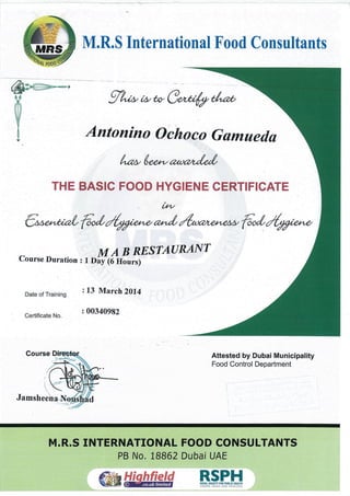 PIC and Hygiene Certificate.PDF