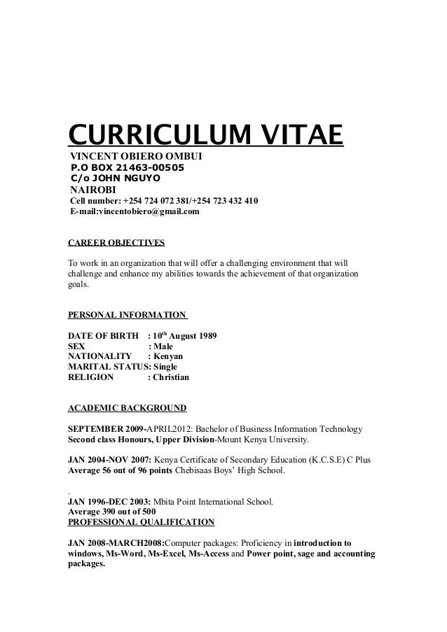 Cv December
